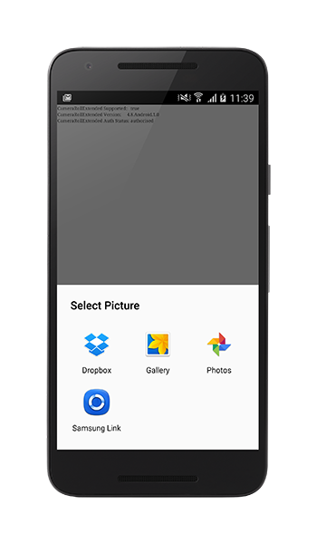 Android application picker