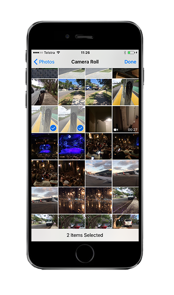 iOS 8+ Gallery Selection